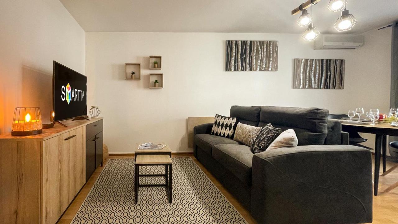 אנמסה Homey Wood - New - Appartement Avec Une Chambre - Parking Prive Gratuit - Balcon Prive - A 5 Min De La Gare Pour Rejoindre Geneve מראה חיצוני תמונה